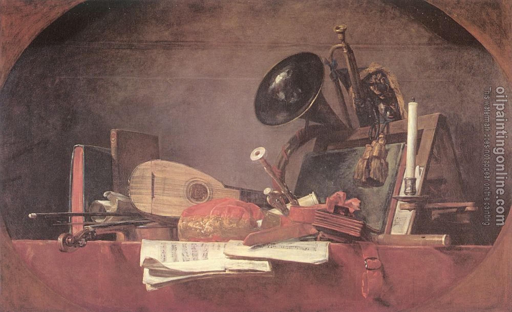 Chardin, Jean Baptiste Simeon - The Attributes of Music